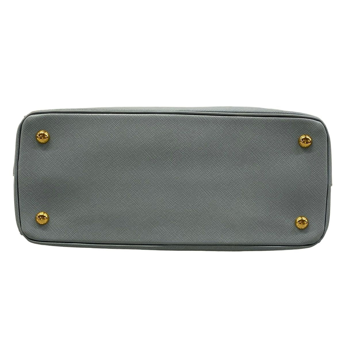 Prada Handbag Galleria Bag Light Blue Leather — view 5