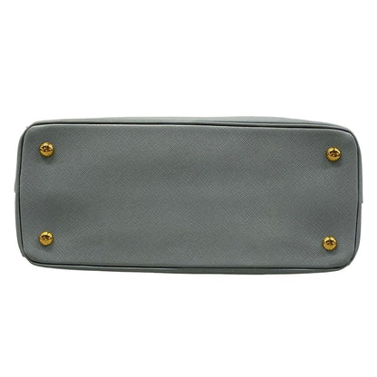 Prada Handbag Galleria Bag Light Blue Leather — view 5
