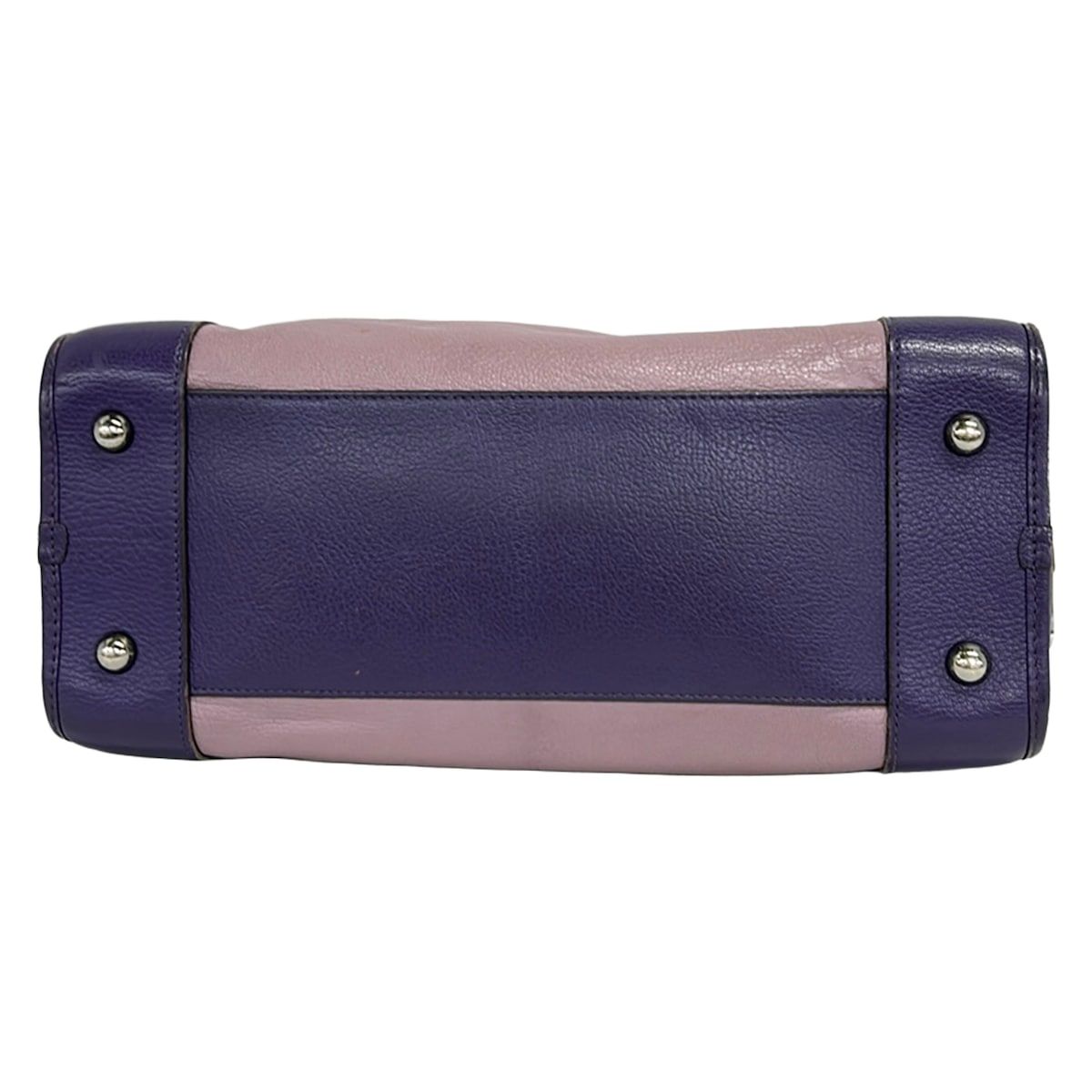 Loewe Handbag Amazona 36 Purple Gray Pink Leather — view 5