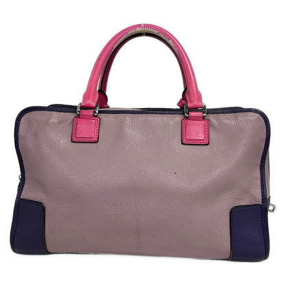Loewe Handbag Amazona 36 Purple Gray Pink Leather — view 3