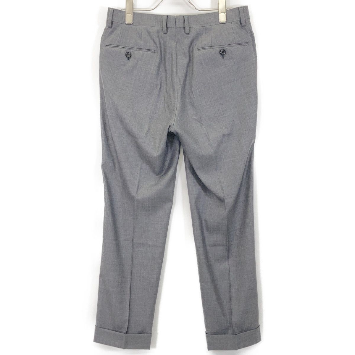 Loro Piana Brilla Per Il Gusto Gray Noblesse Fabric Single Suit 44 — view 8