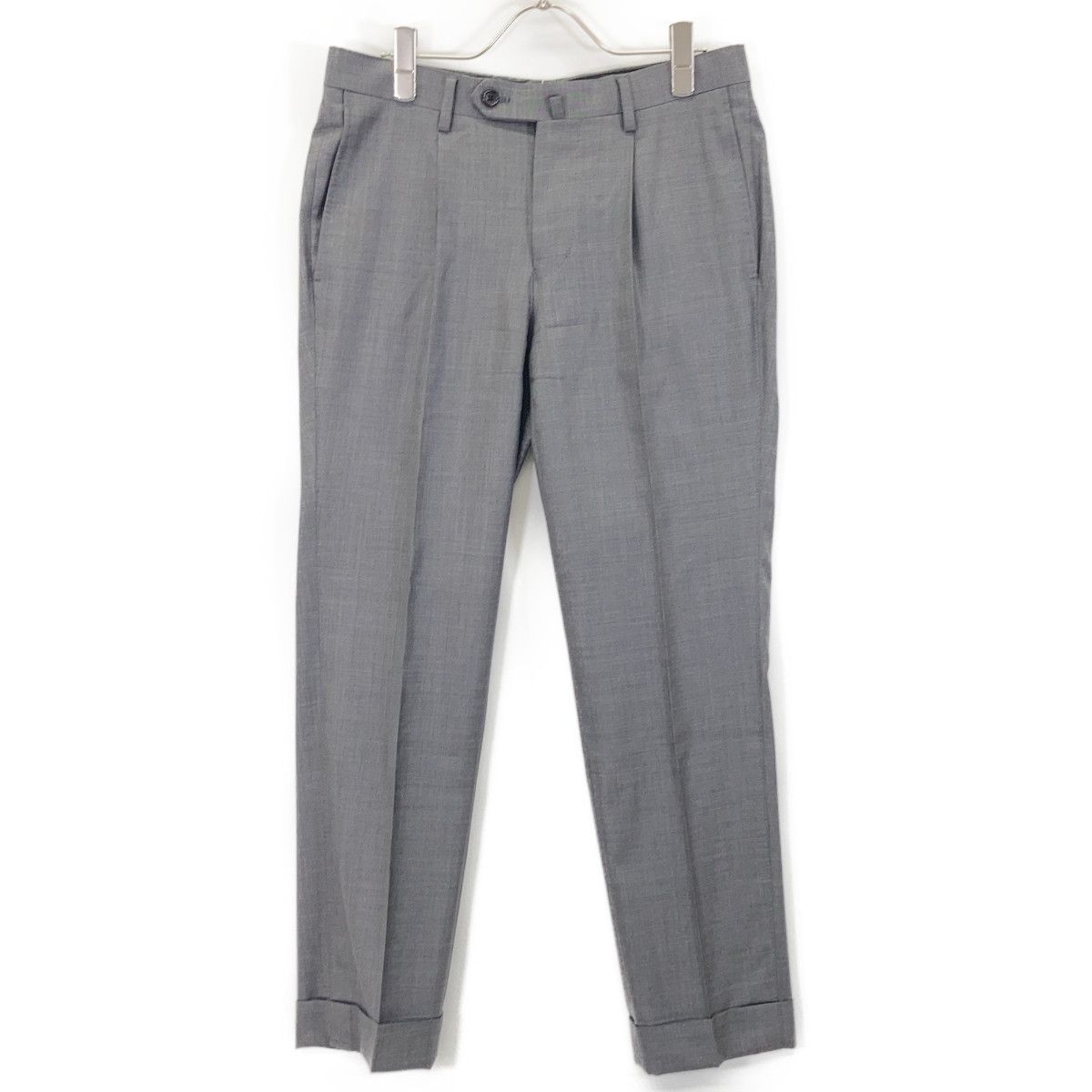 Loro Piana Brilla Per Il Gusto Gray Noblesse Fabric Single Suit 44 — view 7