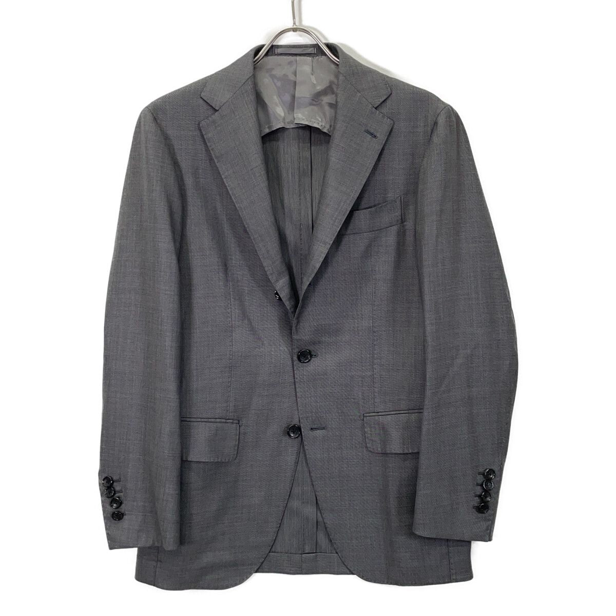 Loro Piana Brilla Per Il Gusto Gray Noblesse Fabric Single Suit 44 — view 2