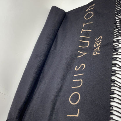 Louis Vuitton Cashmere Logo Large Scarf — view 3