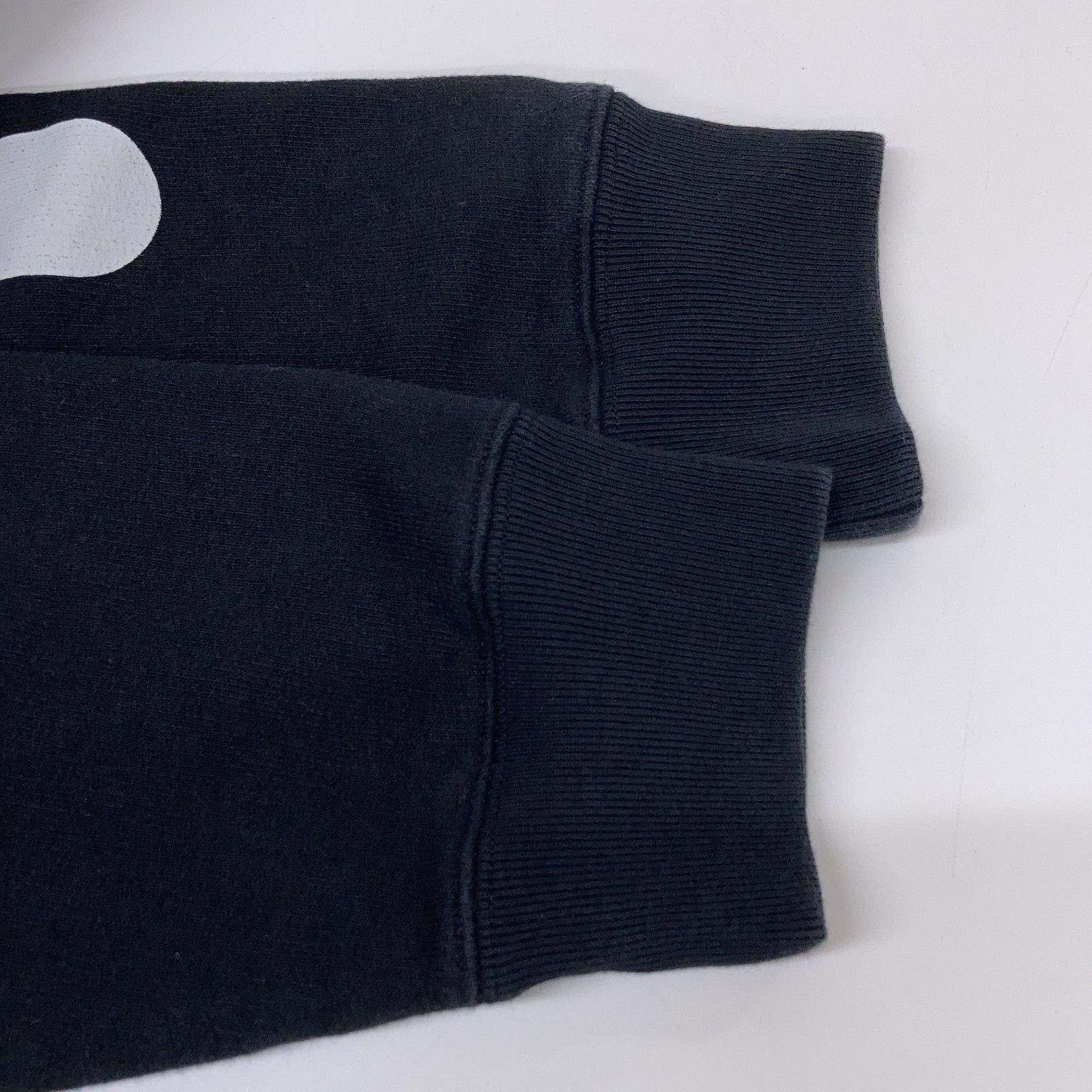 Gucci Black Logo Print Half Zip Hoodie XS — view 8