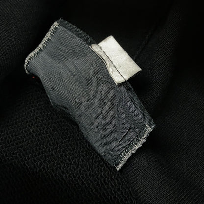 Gucci Black Logo Print Half Zip Hoodie XS — view 4