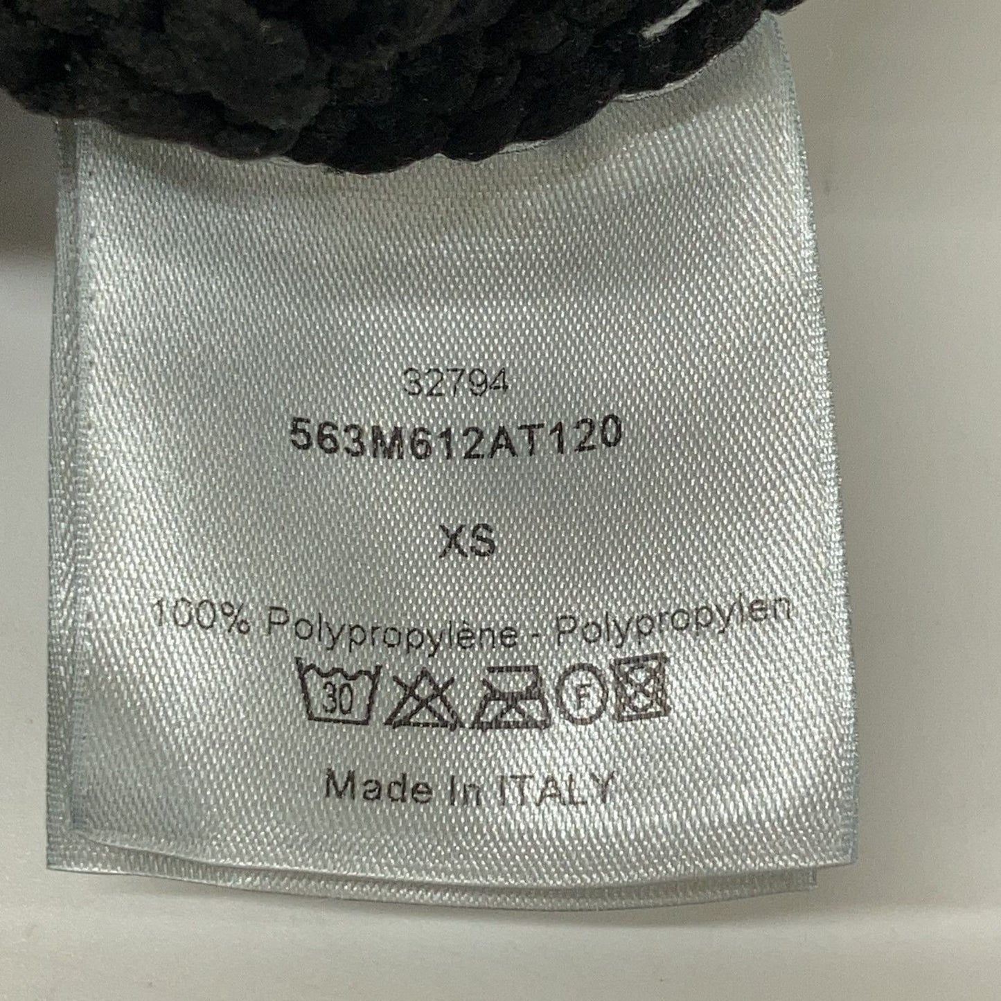 Dior Homme Black Openwork Knit Sweater XS — view 4
