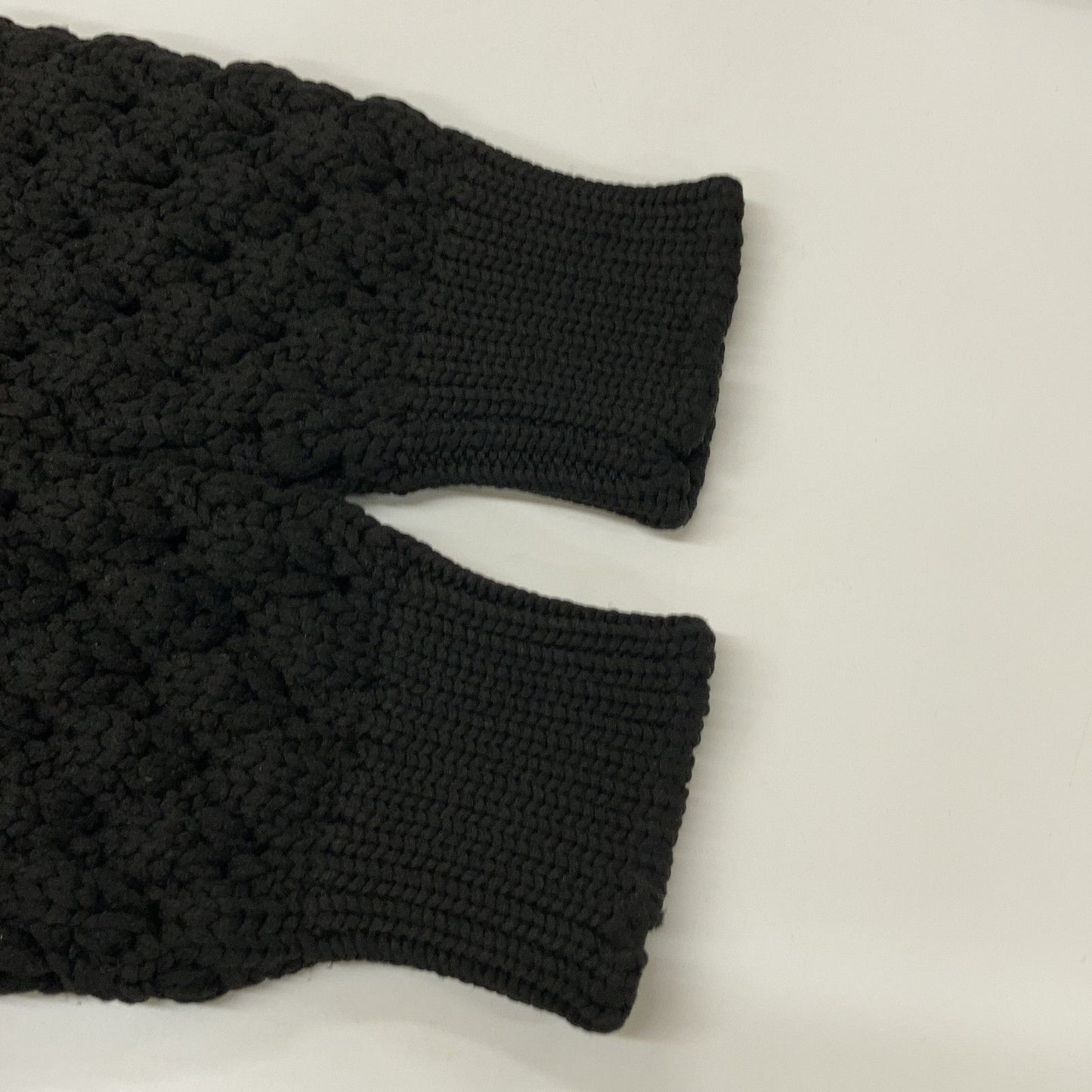 Dior Homme Black Openwork Knit Sweater XS — view 6