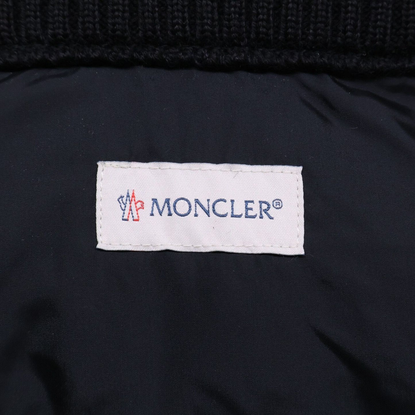 Moncler Maglione Tricot Cardigan Knit Contrast Down Jacket — view 5