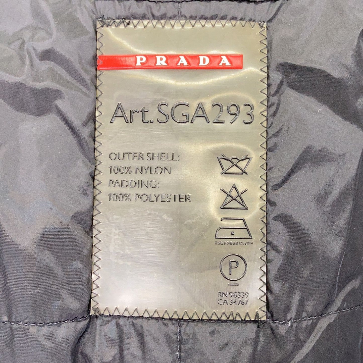 Prada Sports Black Double Zip Jacket 48 — view 4