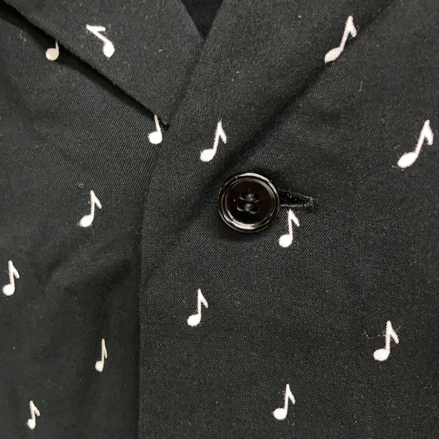 Celine Rayon Musical Note Pattern S Shirt 37 — view 6