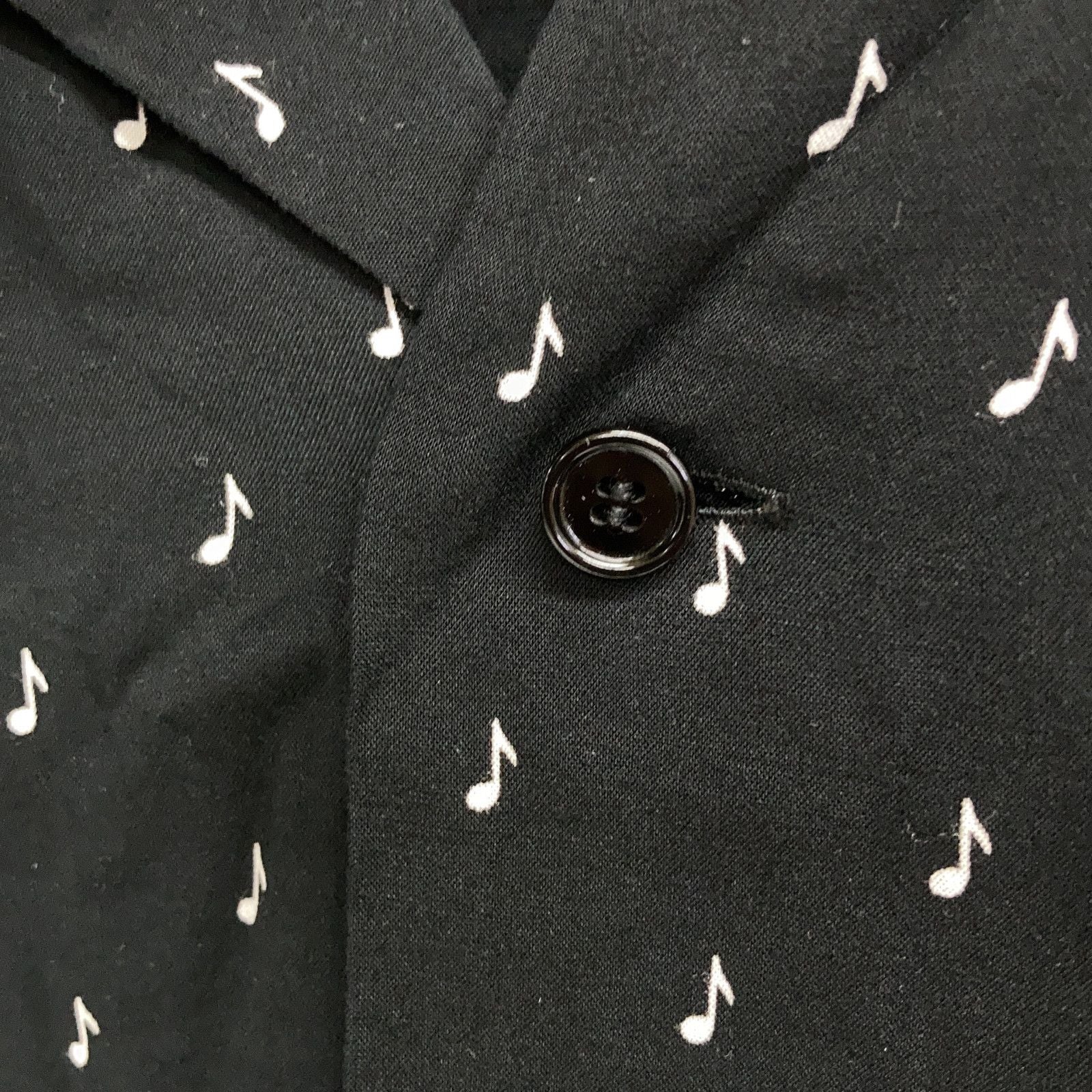Celine Rayon Musical Note Pattern S Shirt 37 — view 6