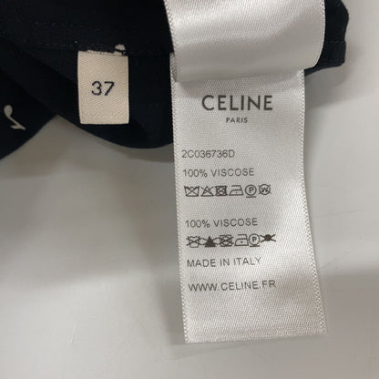 Celine Rayon Musical Note Pattern S Shirt 37 — view 4