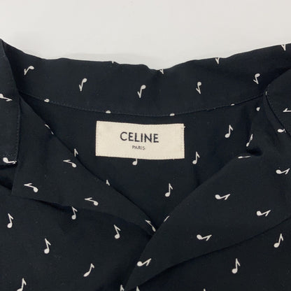 Celine Rayon Musical Note Pattern S Shirt 37 — view 3