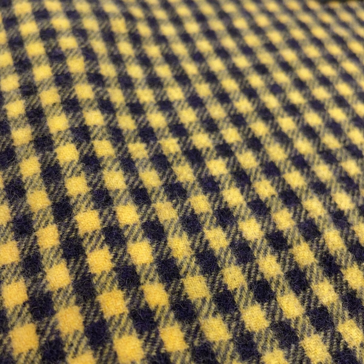 Gucci Check Wolf Embroidery Fringe Scarf — view 8