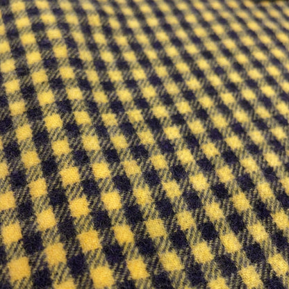 Gucci Check Wolf Embroidery Fringe Scarf — view 8