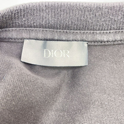 Dior Homme Gray Embroidery Logo T-Shirt — view 3