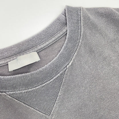 Dior Homme Gray Embroidery Logo T-Shirt — view 7