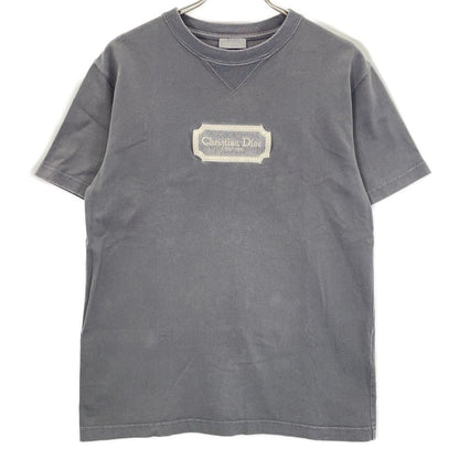 Dior Homme Gray Embroidery Logo T-Shirt