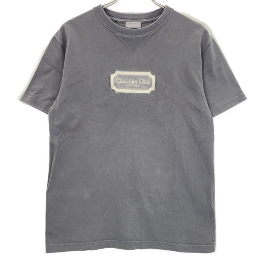 Dior Homme Gray Embroidery Logo T-Shirt