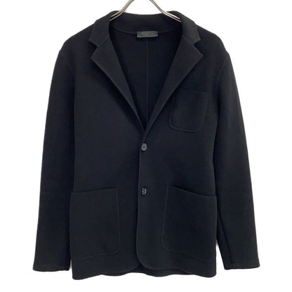 Prada Black Wool Single Jacket 44