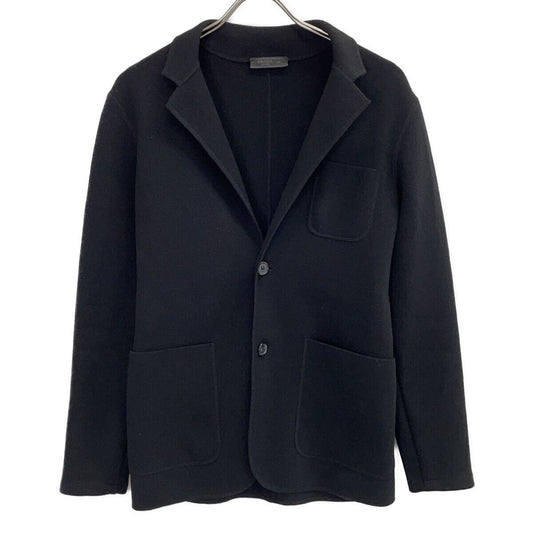 Prada Black Wool Single Jacket 44