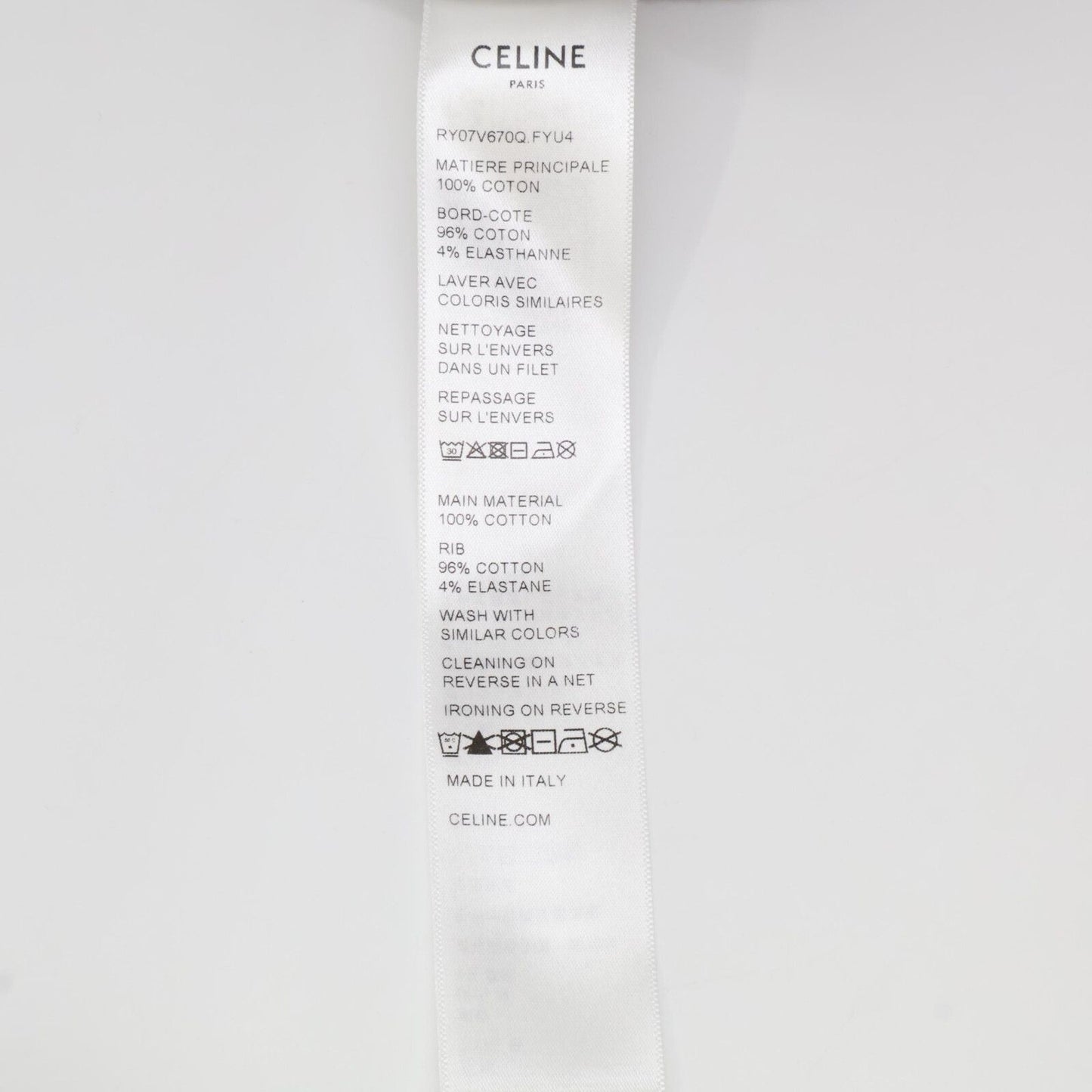 Celine Blason Logo Print Pullover Hoodie — view 6