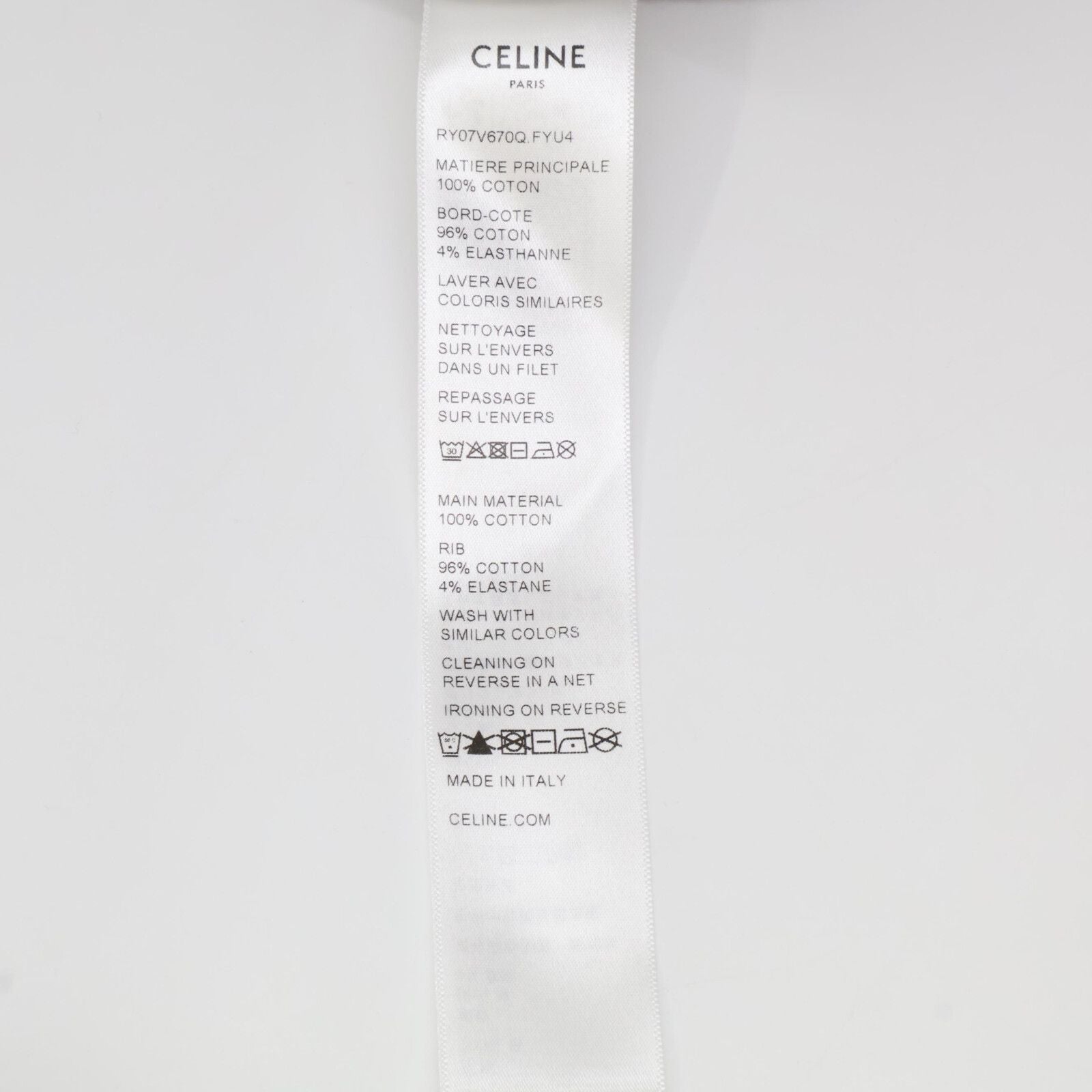 Celine Blason Logo Print Pullover Hoodie — view 6