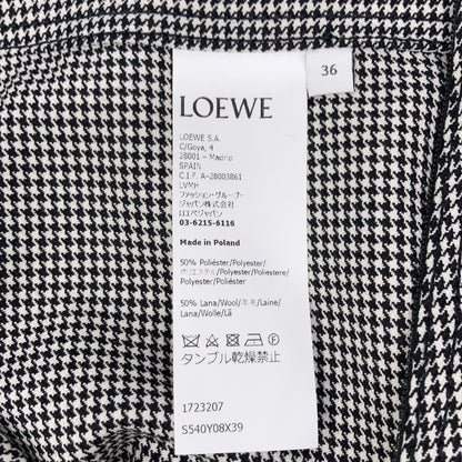 Loewe Gray Houndstooth Mermaid Skirt 36 — view 4