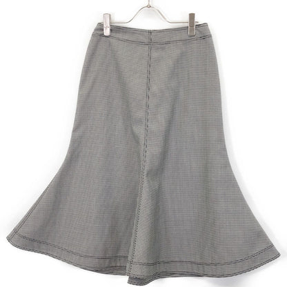 Loewe Gray Houndstooth Mermaid Skirt 36
