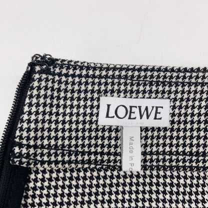 Loewe Gray Houndstooth Mermaid Skirt 36 — view 3