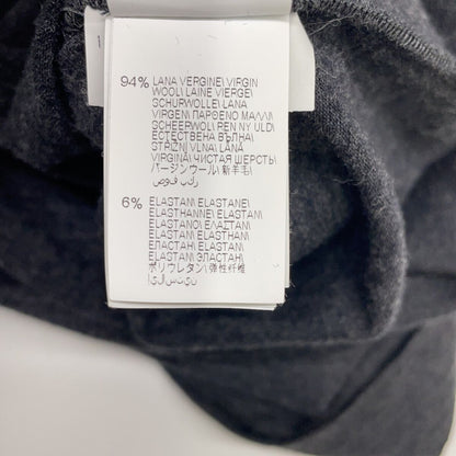 Brunello Cucinelli Charcoal Gray Wool Moniere Decoration Dress — view 5