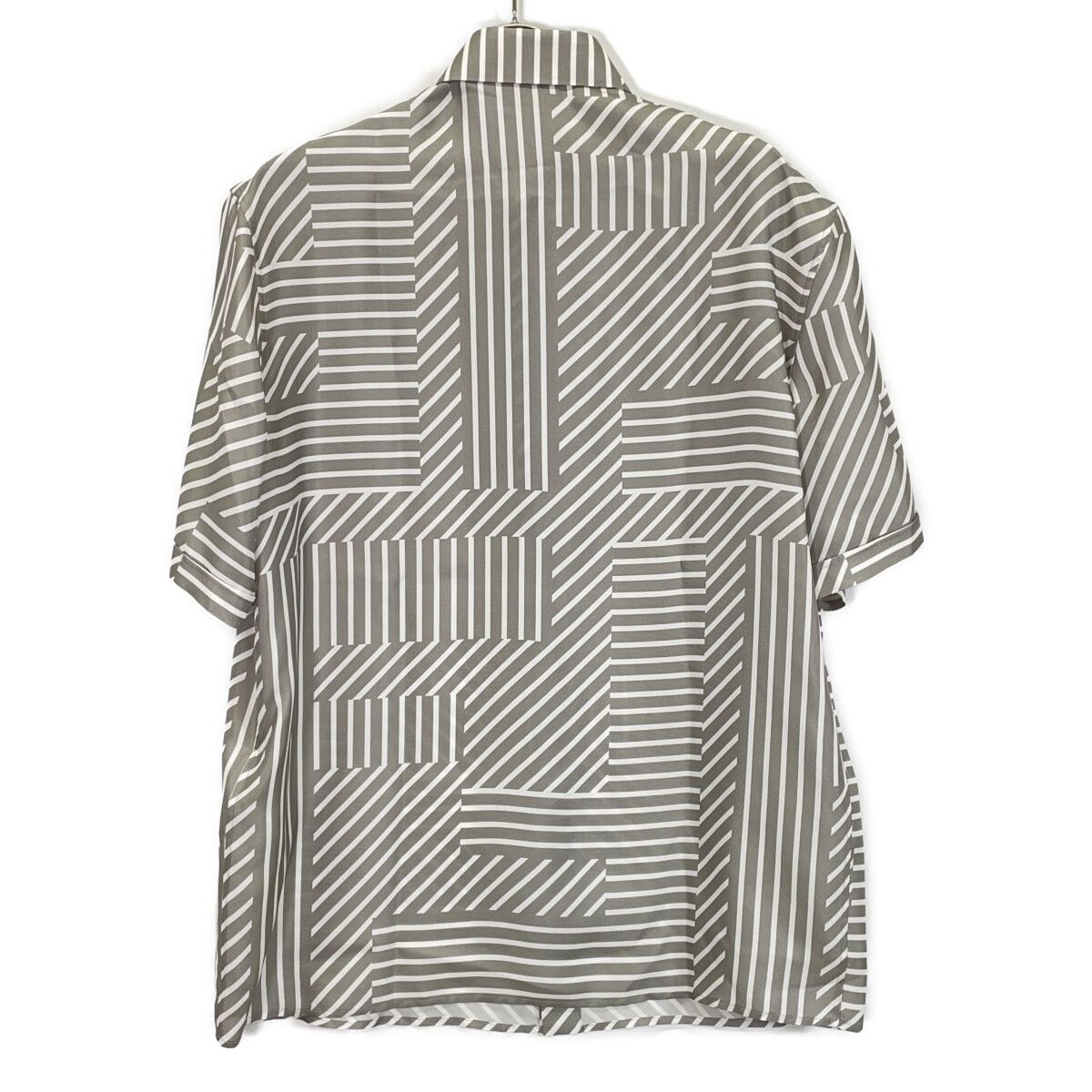 Fendi Gray Allover Pattern S Shirt 38 — view 2