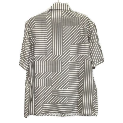 Fendi Gray Allover Pattern S Shirt 38 — view 2