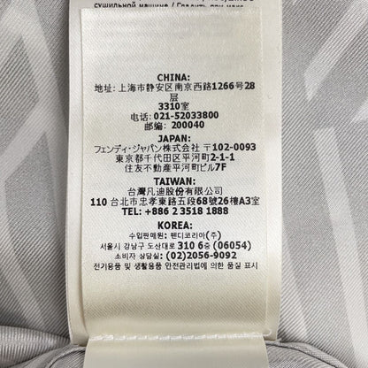 Fendi Gray Allover Pattern S Shirt 38 — view 6