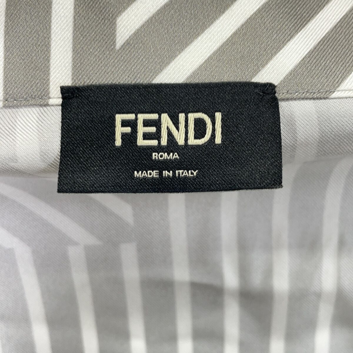Fendi Gray Allover Pattern S Shirt 38 — view 4