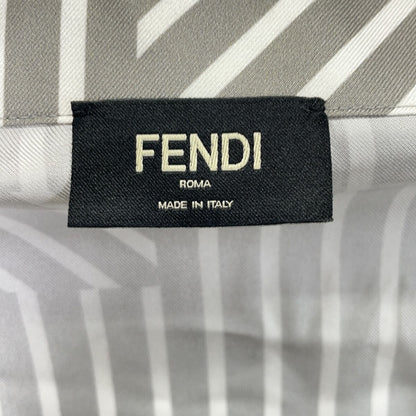 Fendi Gray Allover Pattern S Shirt 38 — view 4