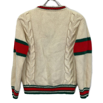 Gucci Abcdefgucci Ivory Sherry Line a Logo Knit Sweater — view 2