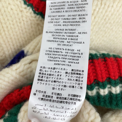 Gucci Abcdefgucci Ivory Sherry Line a Logo Knit Sweater — view 5