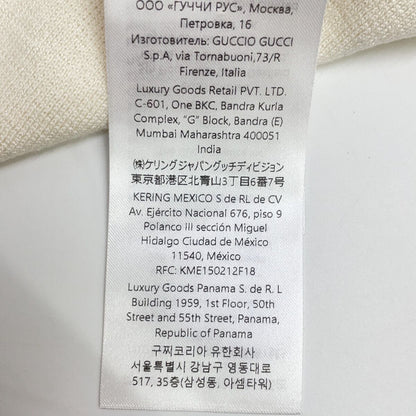 Gucci Ivory Silk Blend Short Sleeve Knit Sweater — view 7