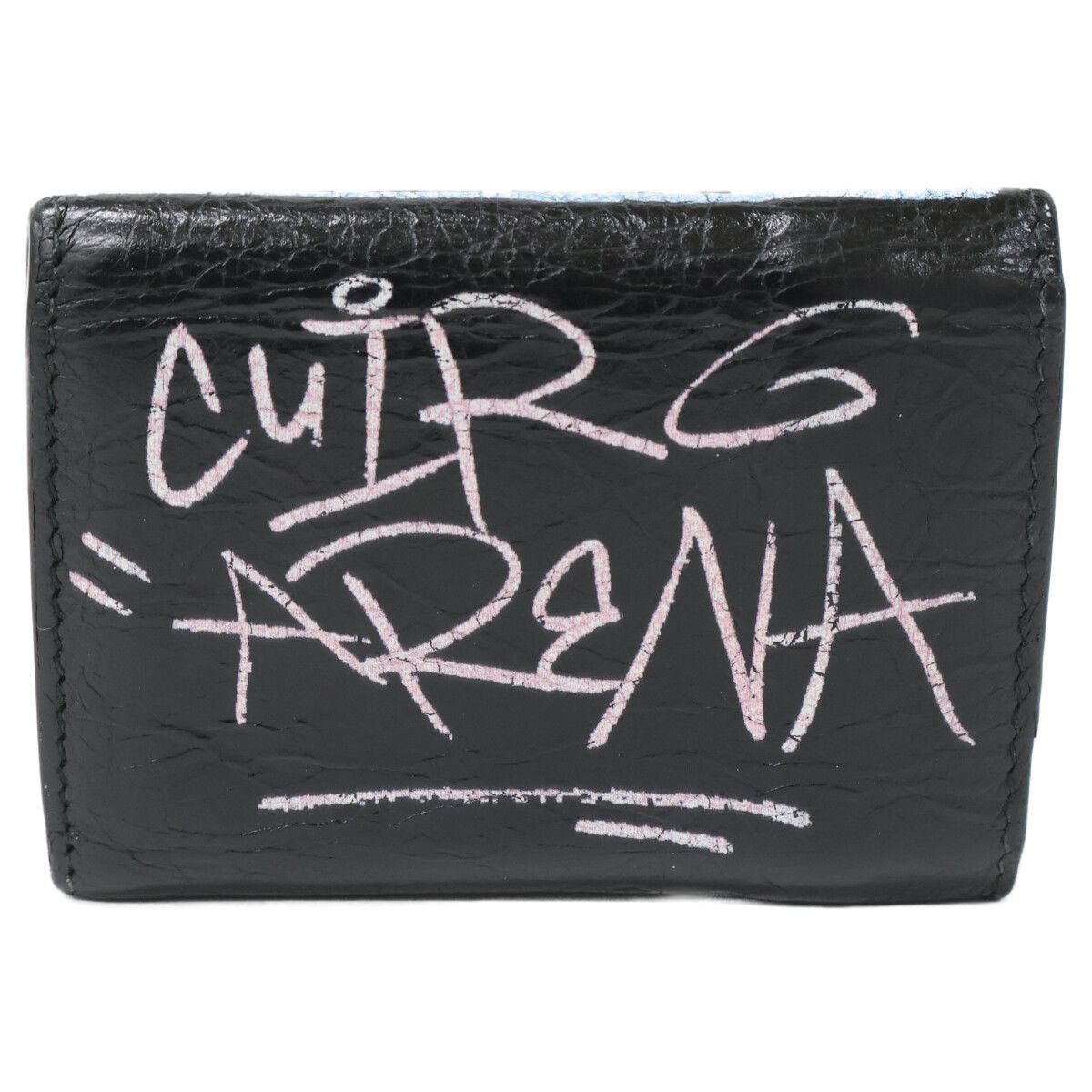 Balenciaga Graffiti Paper Mini Wallet — view 2