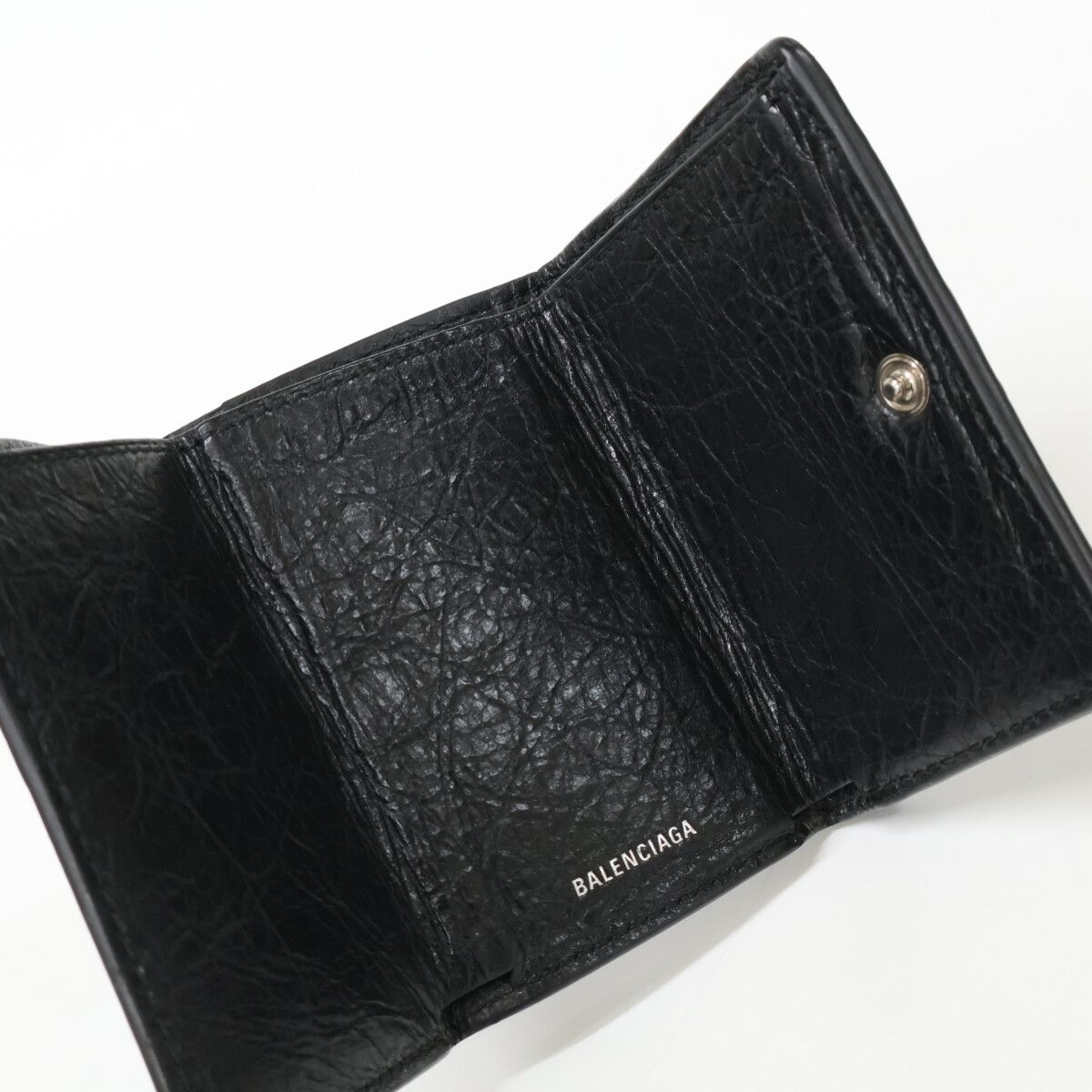 Balenciaga Graffiti Paper Mini Wallet — view 9