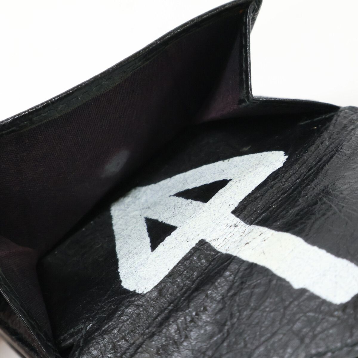 Balenciaga Graffiti Paper Mini Wallet — view 8