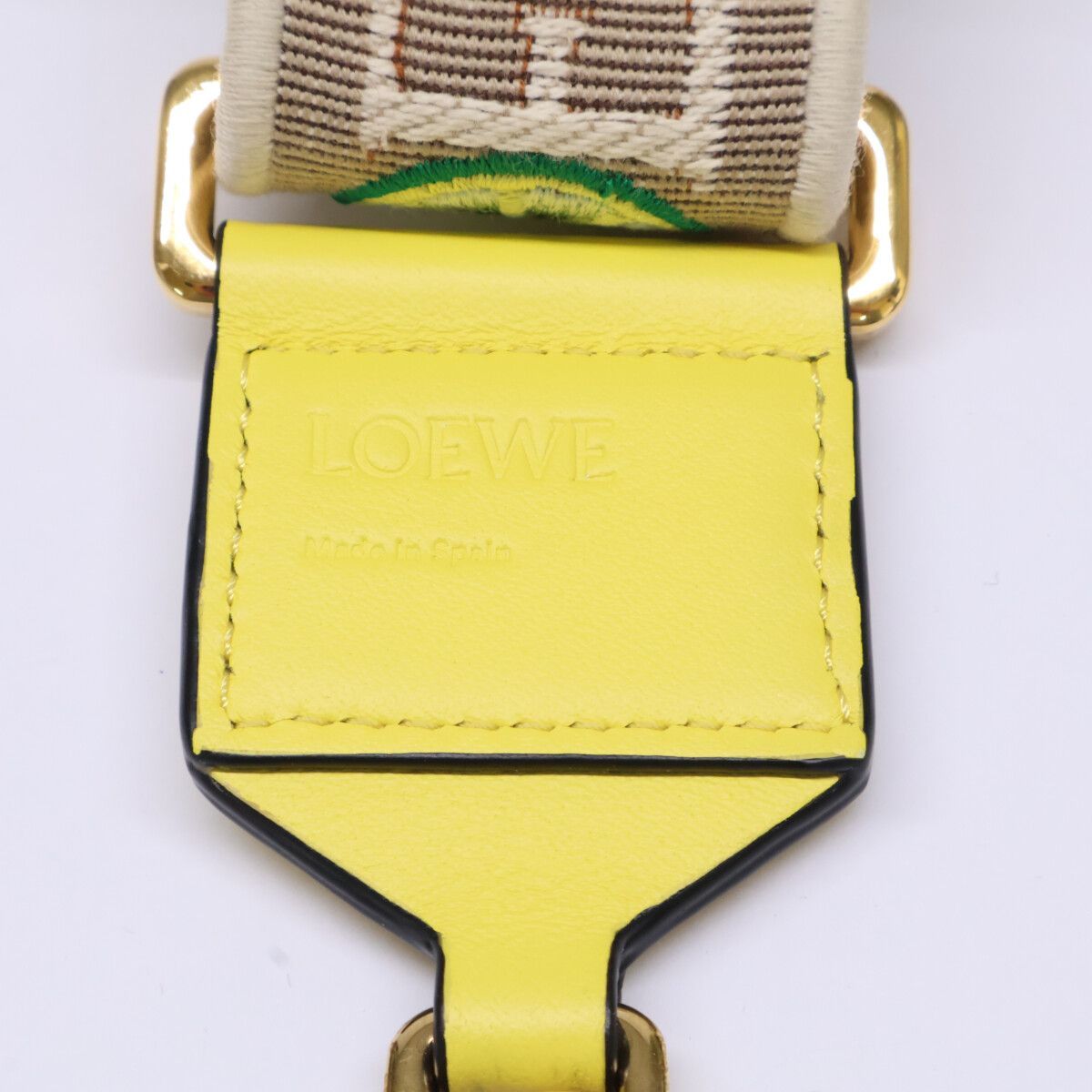 Loewe Lime Anagram Shoulder Strap — view 7