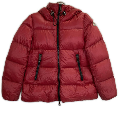 Moncler Seritte Red Hoodie Short Down Jacket 00