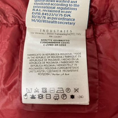Moncler Seritte Red Hoodie Short Down Jacket 00 — view 6
