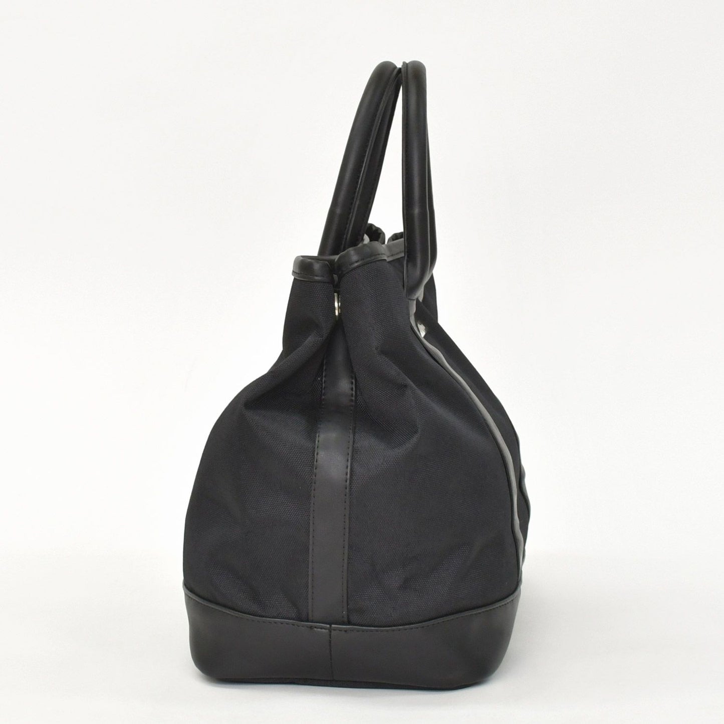 Saint Laurent Black Tote Bag Calfskin Silver — view 4