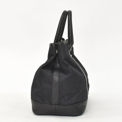 Saint Laurent Black Tote Bag Calfskin Silver — view 4