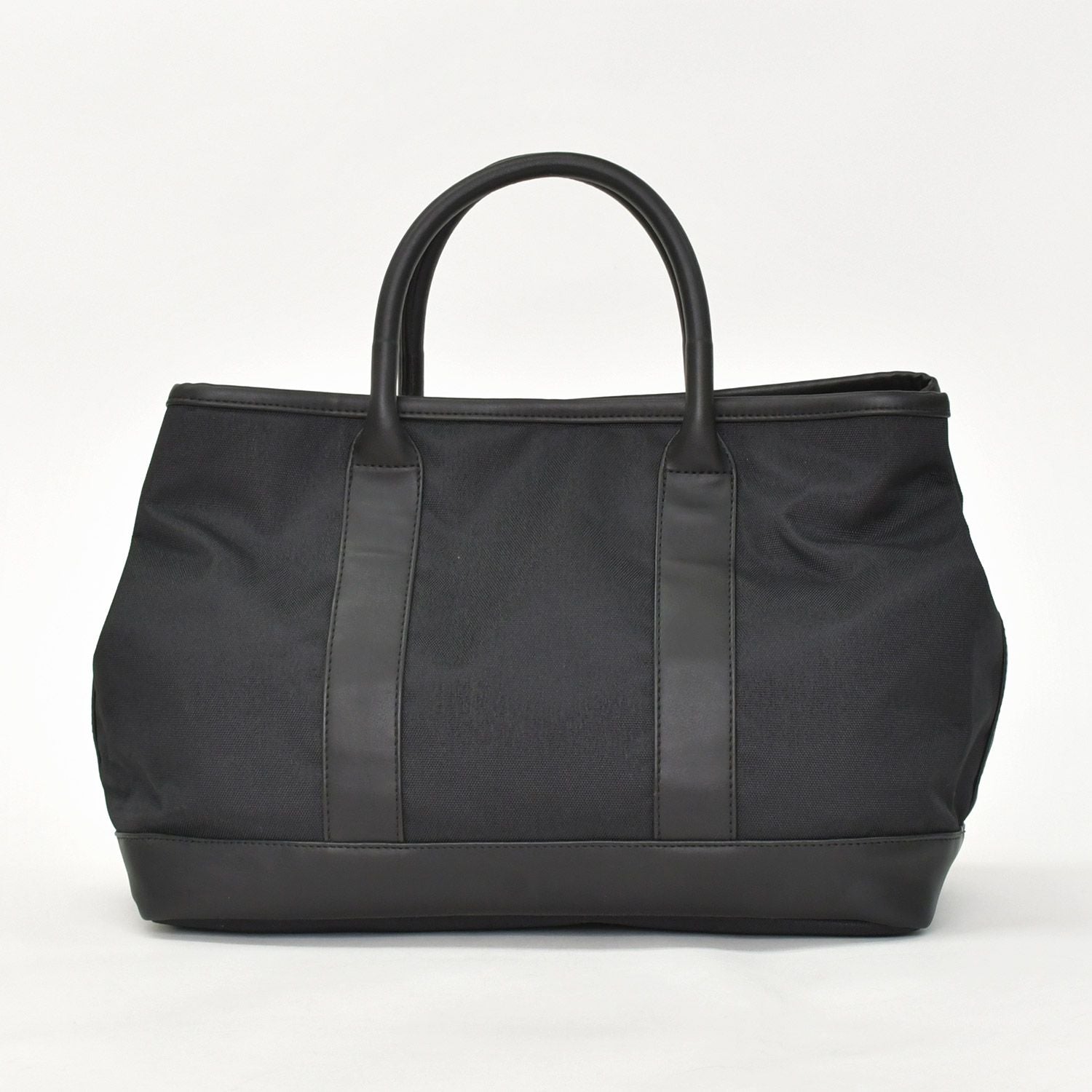 Saint Laurent Black Tote Bag Calfskin Silver — view 3