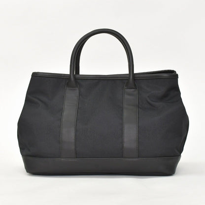 Saint Laurent Black Tote Bag Calfskin Silver — view 3